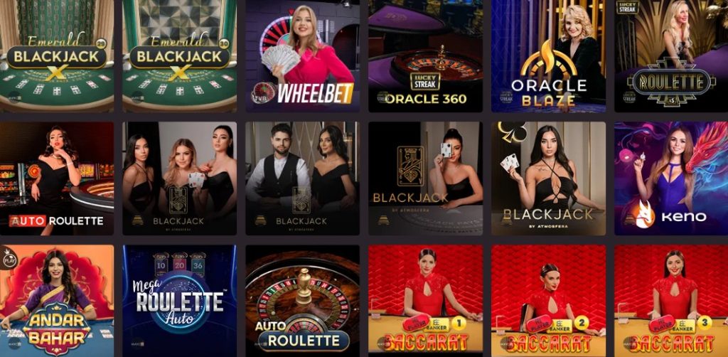 WantedWin Live Casino